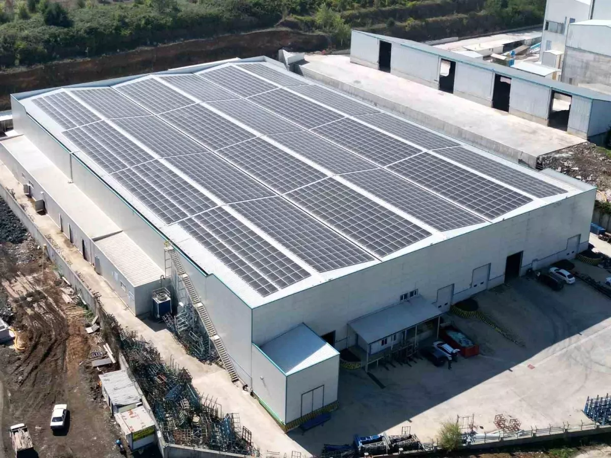 CW Enerji Düzce'de 1215 kWp Güneş Enerji Santrali Kurdu