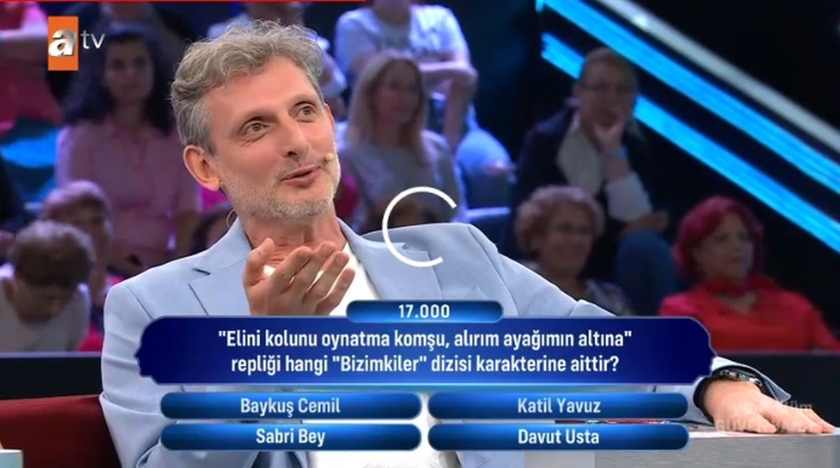 'Elini kolunu oynatma komşu, alırım ayağımın altına' repliği hangi 'Bizimkiler' dizisi karakterine aittir?