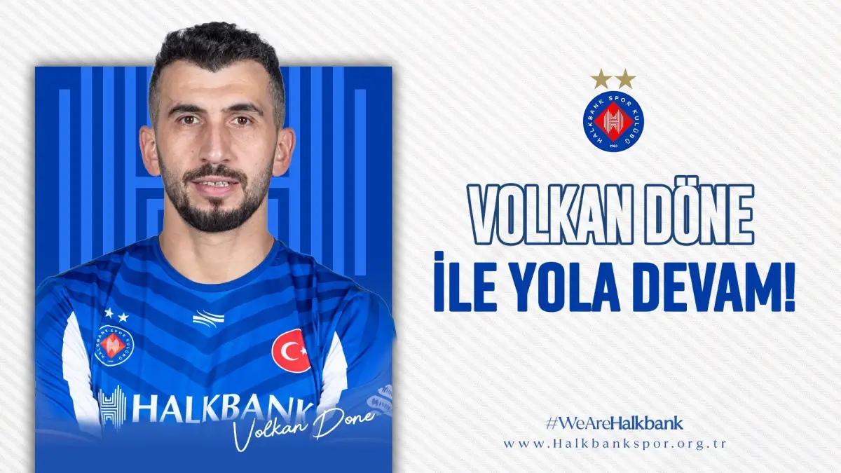 Halkbank Spor Kulübü Volkan Döne ile Sözleşme Yeniledi