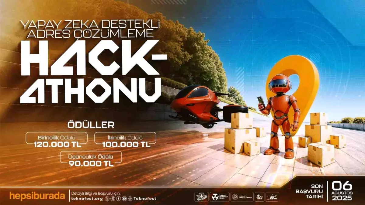 Yapay Zeka Destekli Adres Çözümleme Hackathonu Başvuruları Açıldı