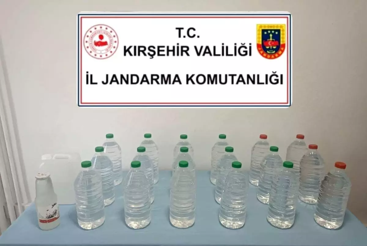 Kırşehir'de Kaçak Alkol Operasyonu: 48 Litre Etil Alkol Ele Geçirildi