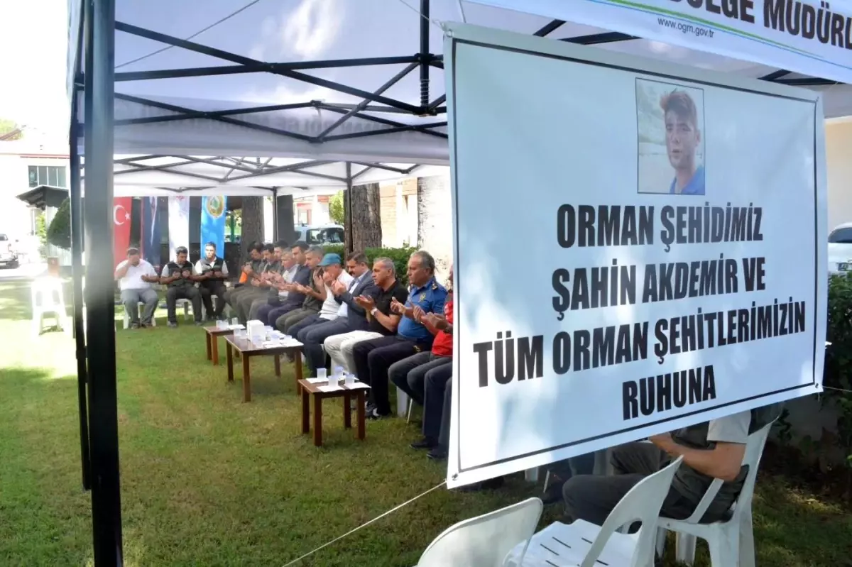 Köyceğiz'de orman şehidi Akdemir için lokma hayrı yapıldı