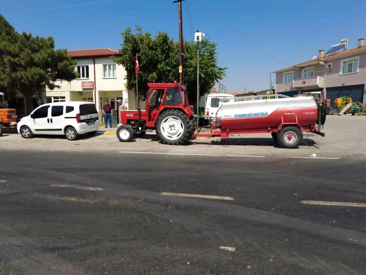 Edirne'de Yangın Nöbeti Tutan Köylüler, Sabah Erken Göreve Başlıyor