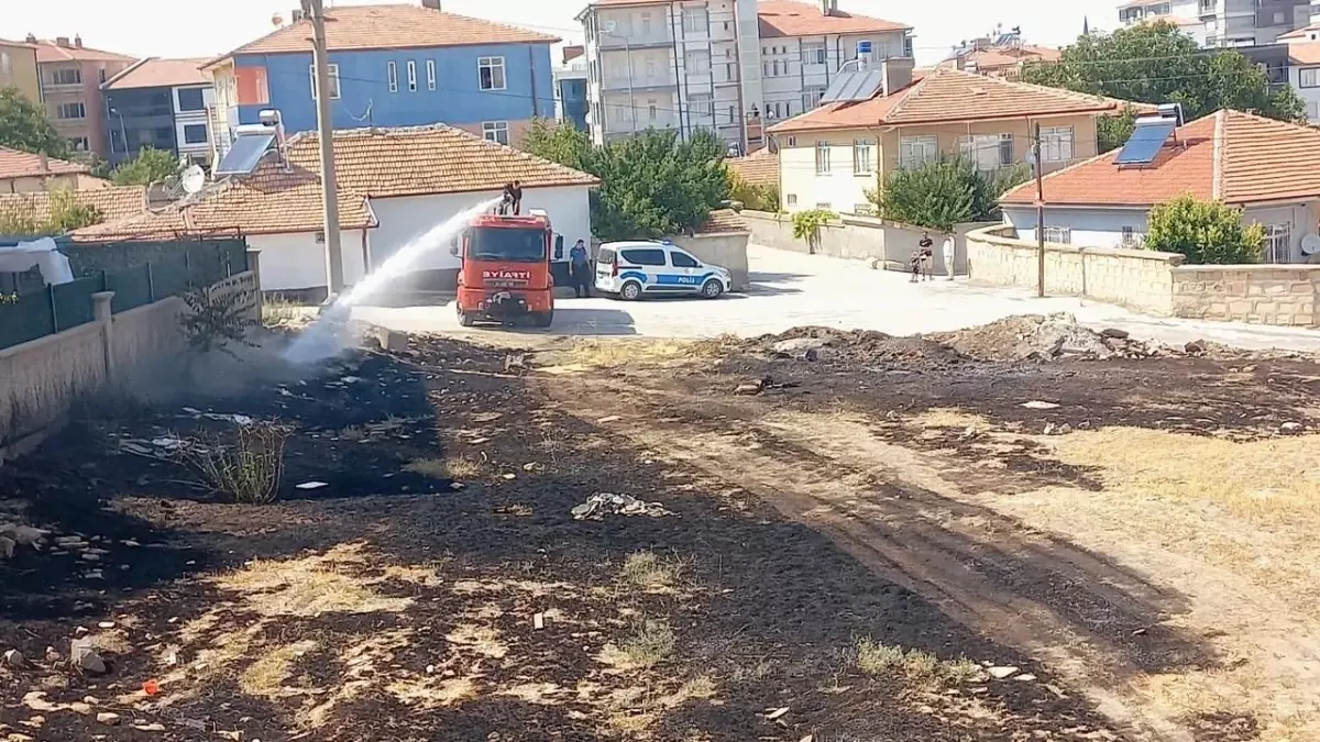 Konya'nın Kulu İlçesinde Yangın Paniği
