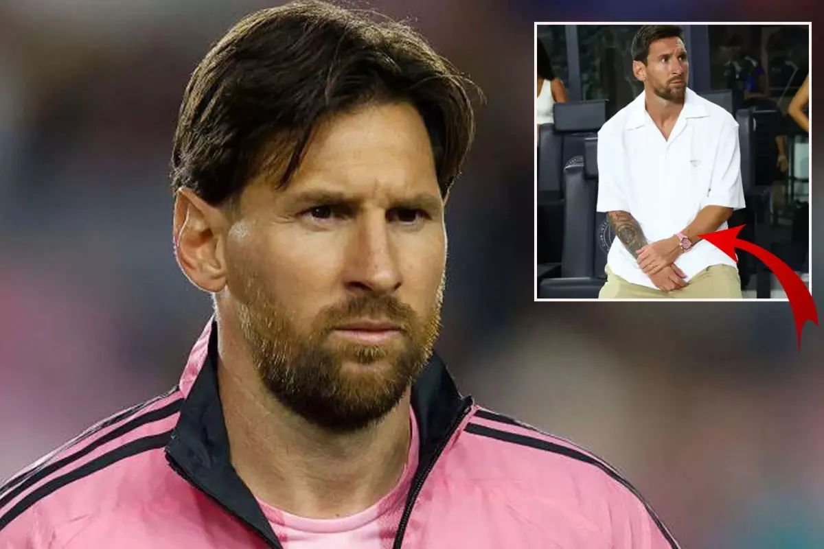 Messi'nin saati servet değerinde çıktı