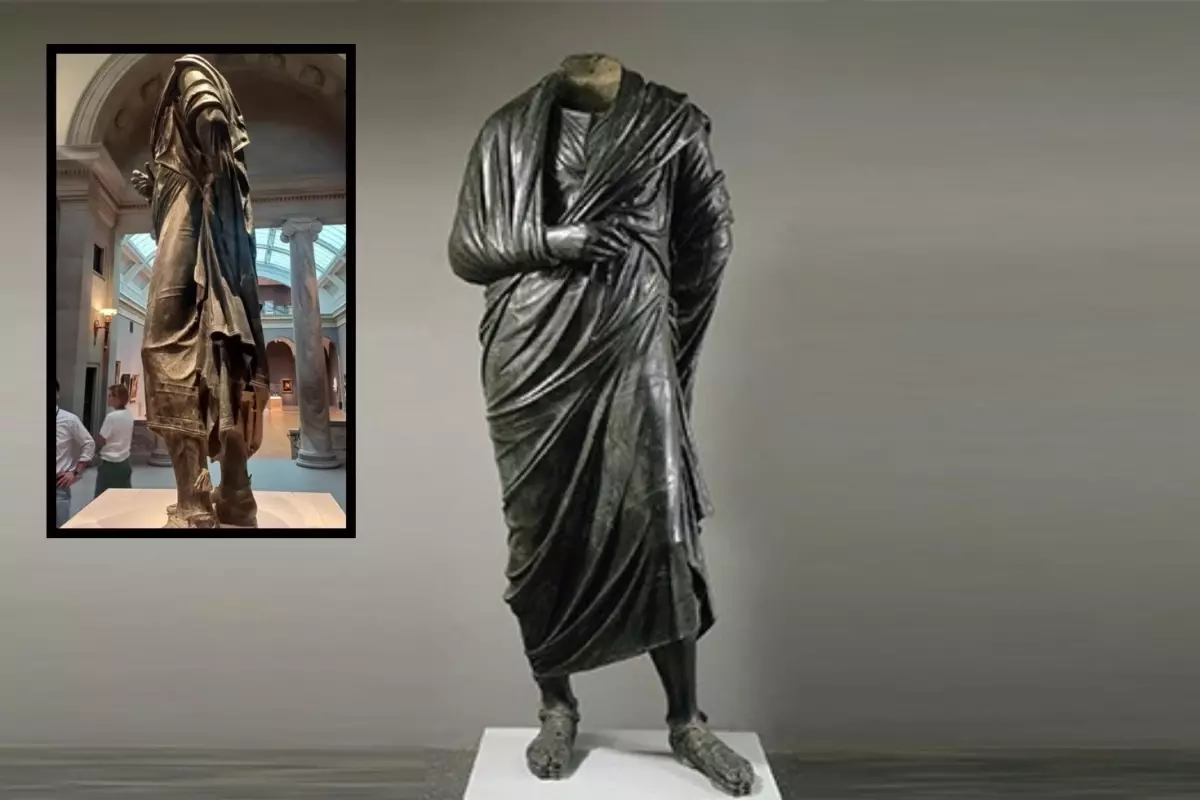 Roma İmparatoru Marcus Aurelius'un heykeli 65 yıl sonra Türkiye'de