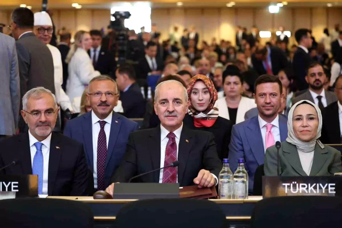 TBMM Başkanı Numan Kurtulmuş, Cenevre'de Dünya Parlamento Başkanları Konferansı'na Katıldı