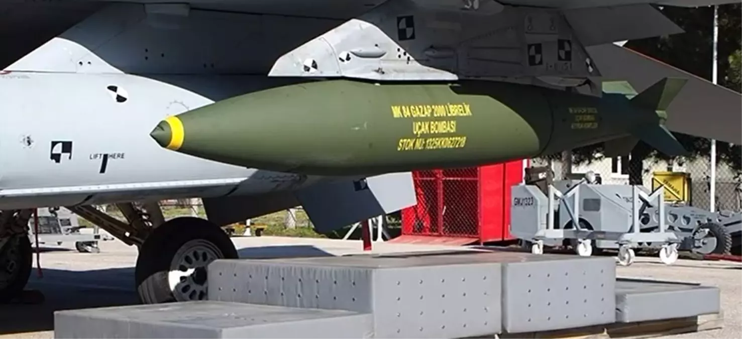 Türkiye'nin En Güçlü Uçak Bombası 'GAZAP' Tanıtıldı