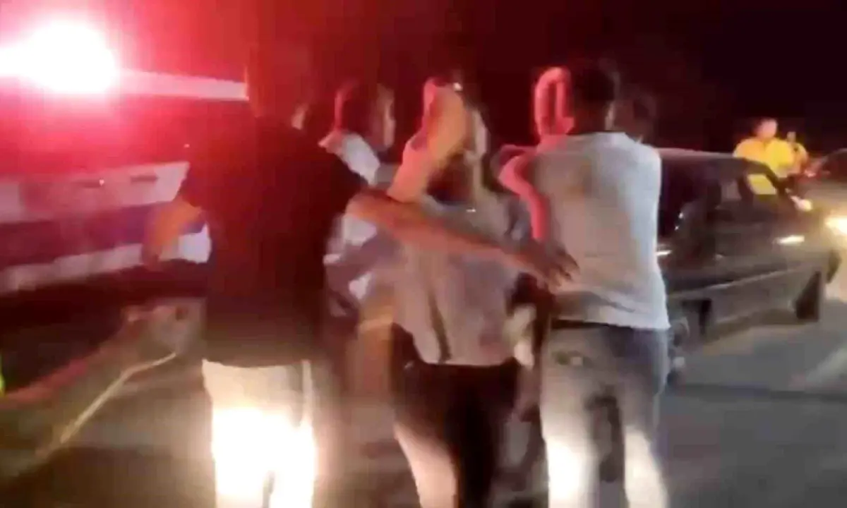 Çorum'da Alkollü Sürücünün Kızından Basın Mensubuna Saldırı