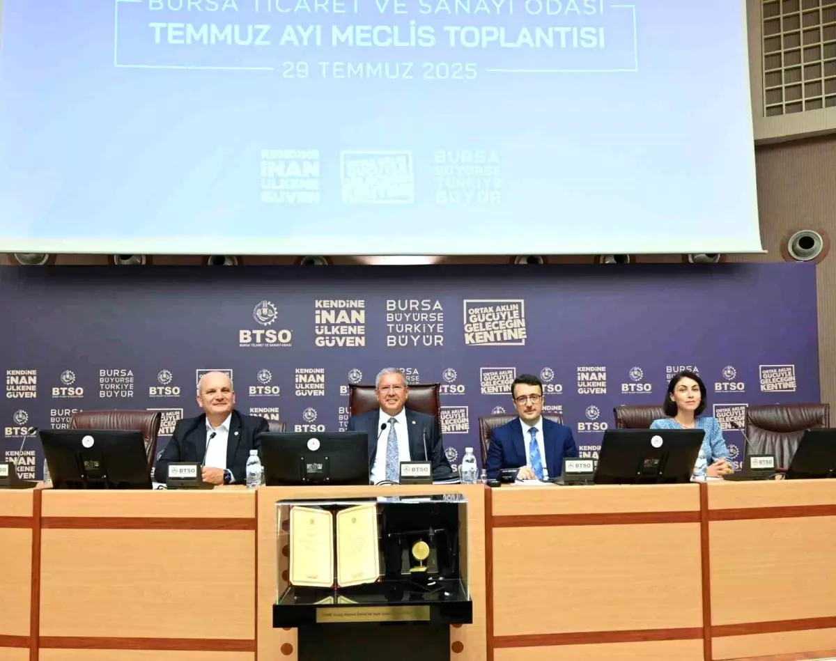 BTSO temmuz ayı meclis toplantısı gerçekleştirildi