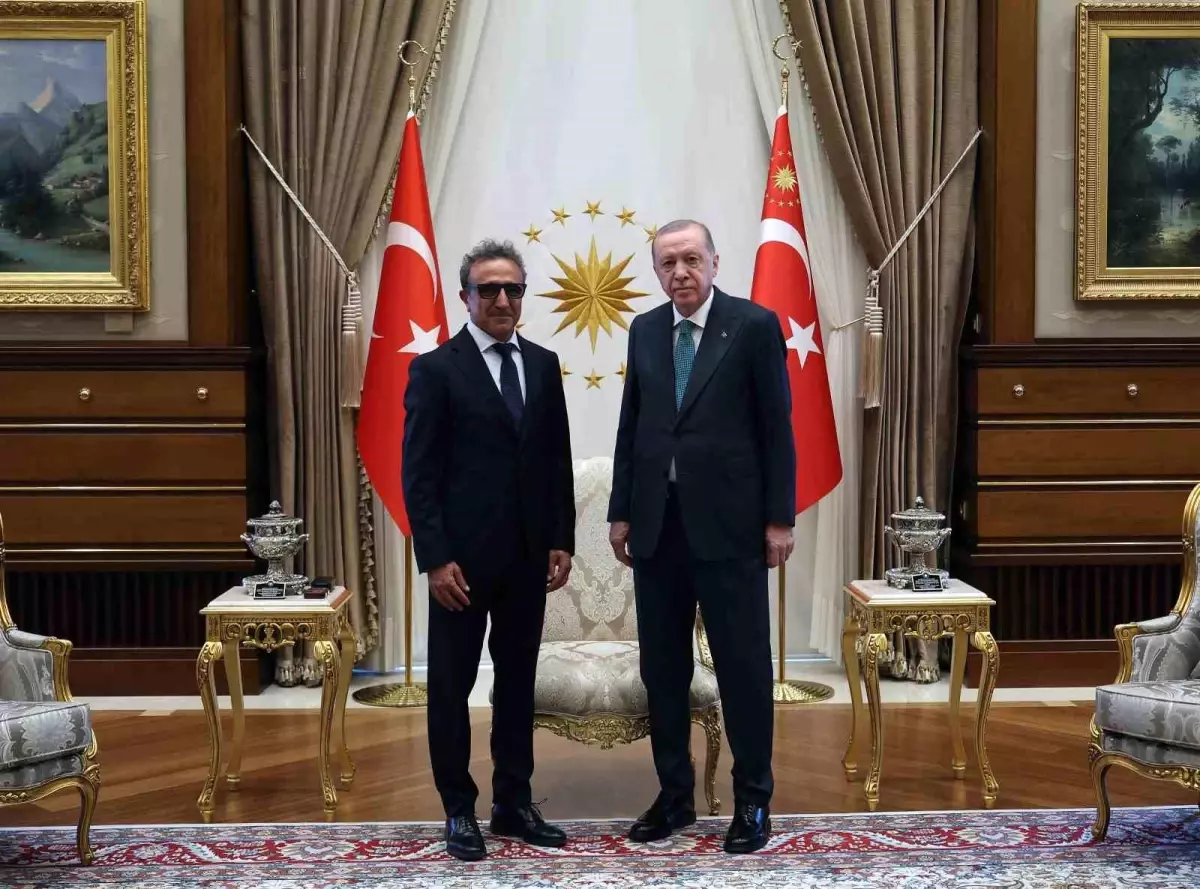 Cumhurbaşkanı Erdoğan, Hamdi Ulukaya'yı kabul etti