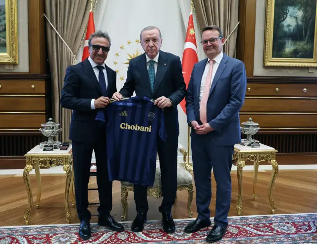 President Erdoğan received Hamdi Ulukaya