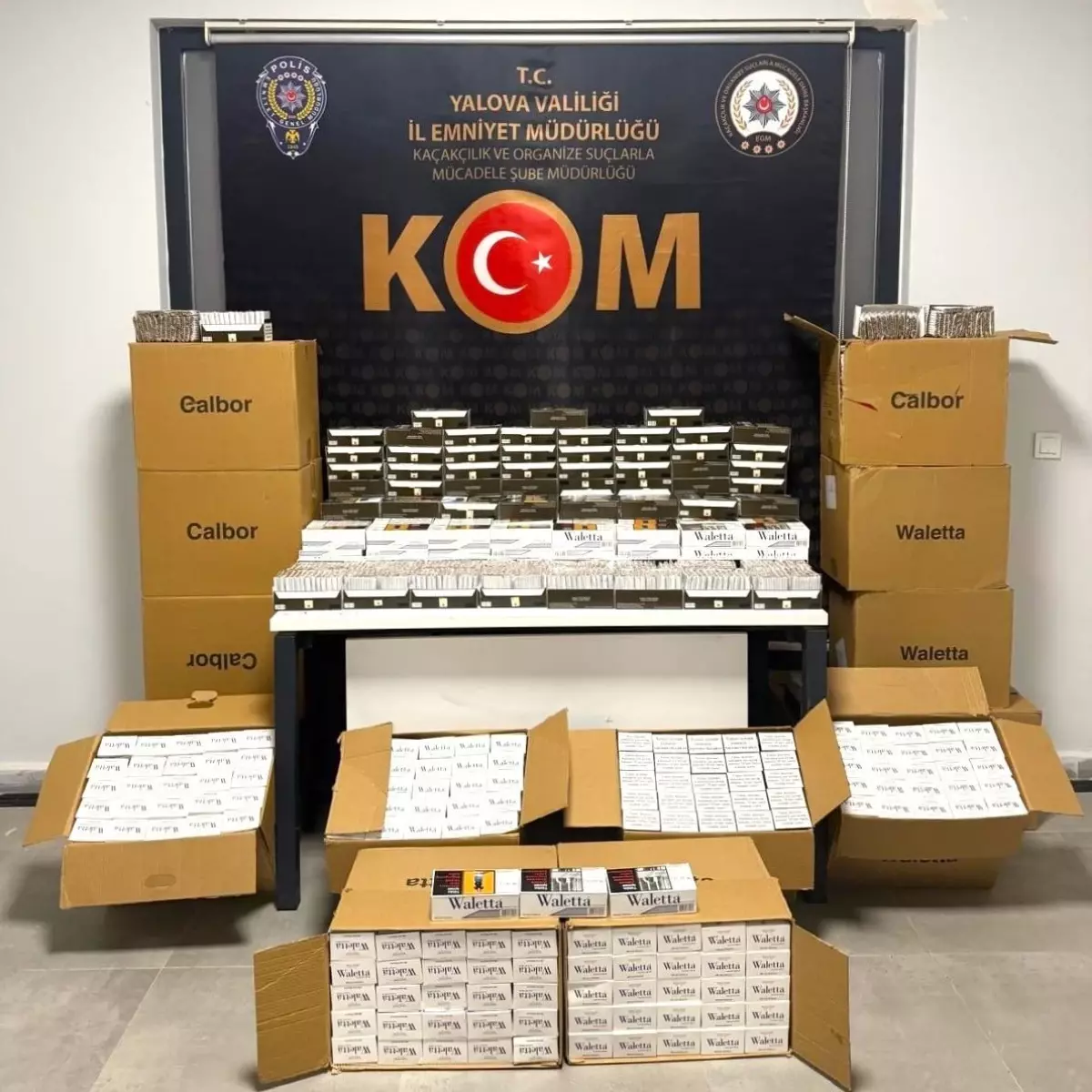 Yalova'da Kaçak Makarona Operasyonu: 150 Bin Dolu Makaron Ele Geçirildi