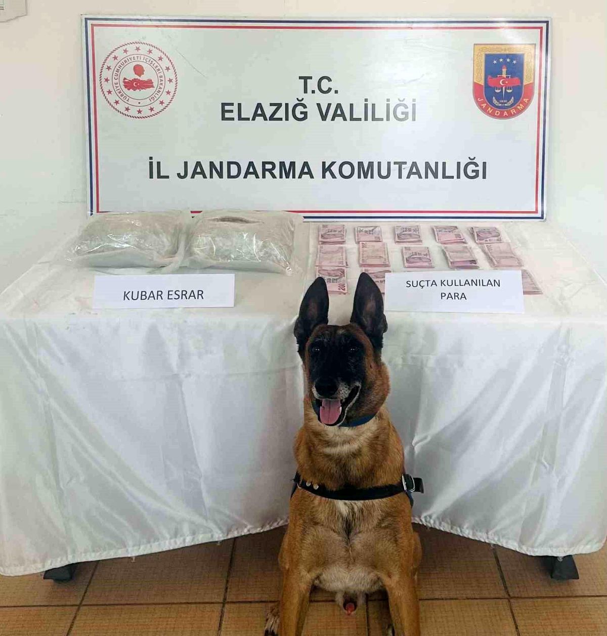 Elazığ'da Jandarma Uyuşturucu Operasyonu: 1.8 Kilo Esrar Ele Geçirildi