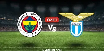 Fenerbahçe Lazio maç özeti ve golleri! (VİDEO) Fenerbahçe Lazio geniş özeti! Golleri kim attı, maç kaç kaç bitti?