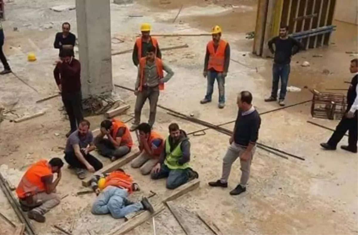 Beypazarı'nda İnşaatta Düşen Usta Ağır Yaralandı