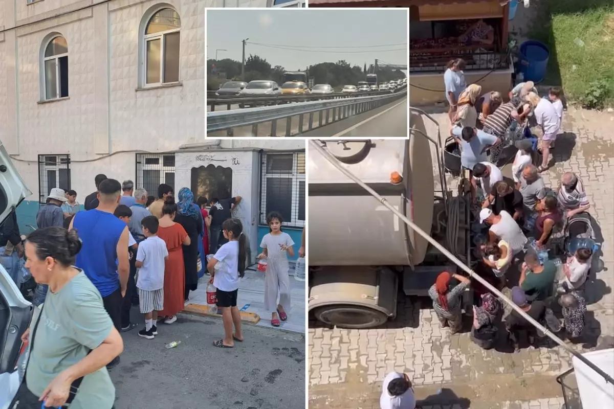 İstanbul'un yanı başındaki kentte 1 aydır su akmıyor! Tatilciler şehri terk etti
