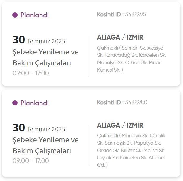 İzmir GEDİZ elektrik kesintisi! 30 Temmuz İzmir'de elektrik kesintisi ne zaman bitecek, elektrikler ne zaman gelecek?