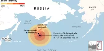 Tsunami uyarısı yapıldı! Rusya depremi kaç büyüklüğünde oldu?