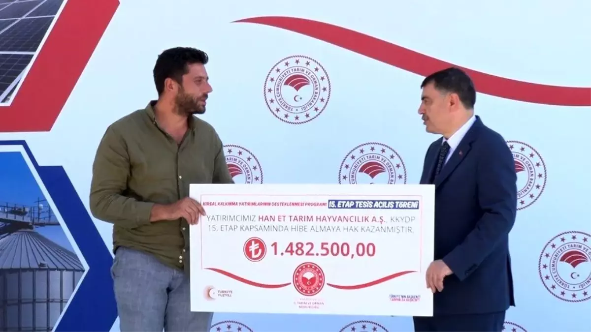 Ankara'da Kırsal Kalkınma Programı Çerçevesinde Yeni Tesisler Hizmete Girdi