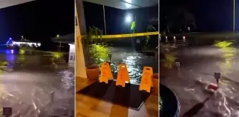 Mega deprem sonrası tsunami dalgaları Hawaii'ye ulaştı! İşte ilk görüntüler