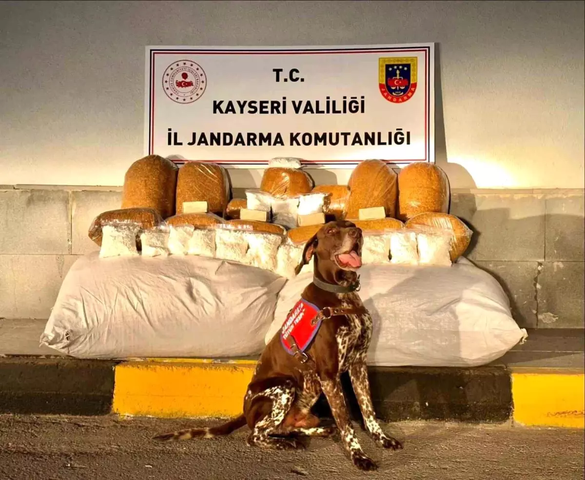 Kayseri'de Bandrolsüz 450 Kilogram Tütün Ele Geçirildi