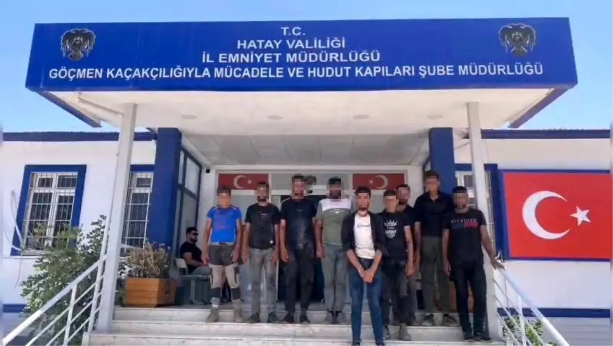 Hatay'da Göçmen Kaçakçılığı Operasyonu: 10 Göçmen Yakalandı