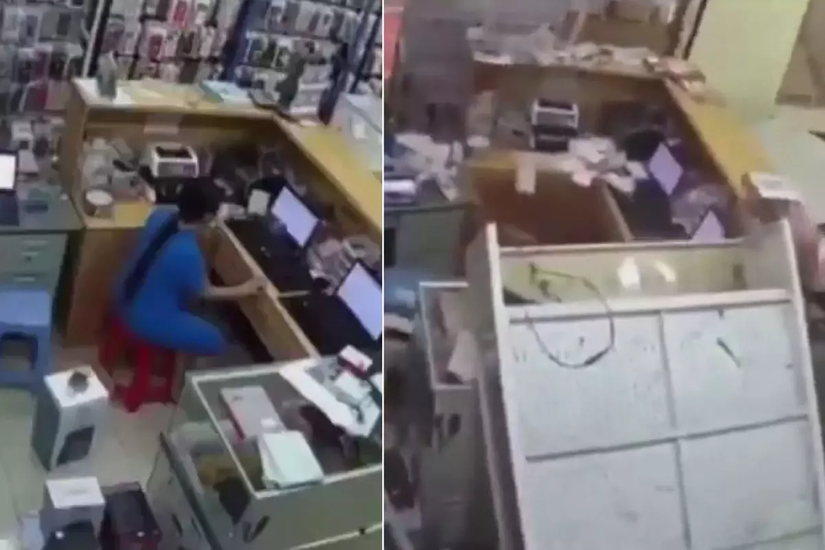 Rusya&apos;yı sallayan 8,8&apos;lik deprem kamerada