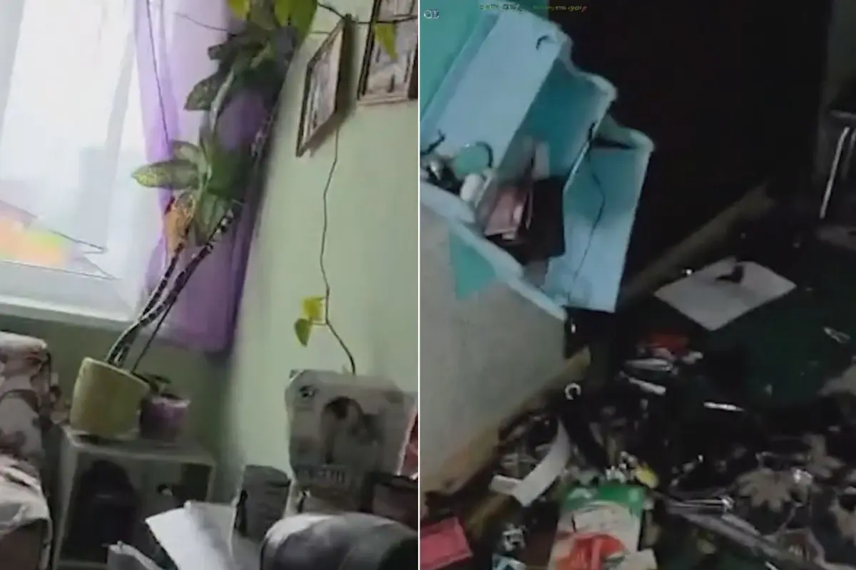 Rusya'yı sallayan 8.8'lik deprem kamerada
