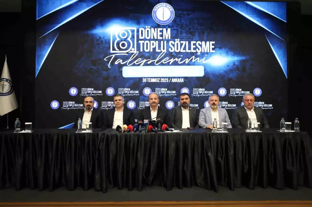 Sağlık-Sen Genel Başkanı Doğan, 8. Dönem Toplu Sözleşme Taleplerini Açıkladı