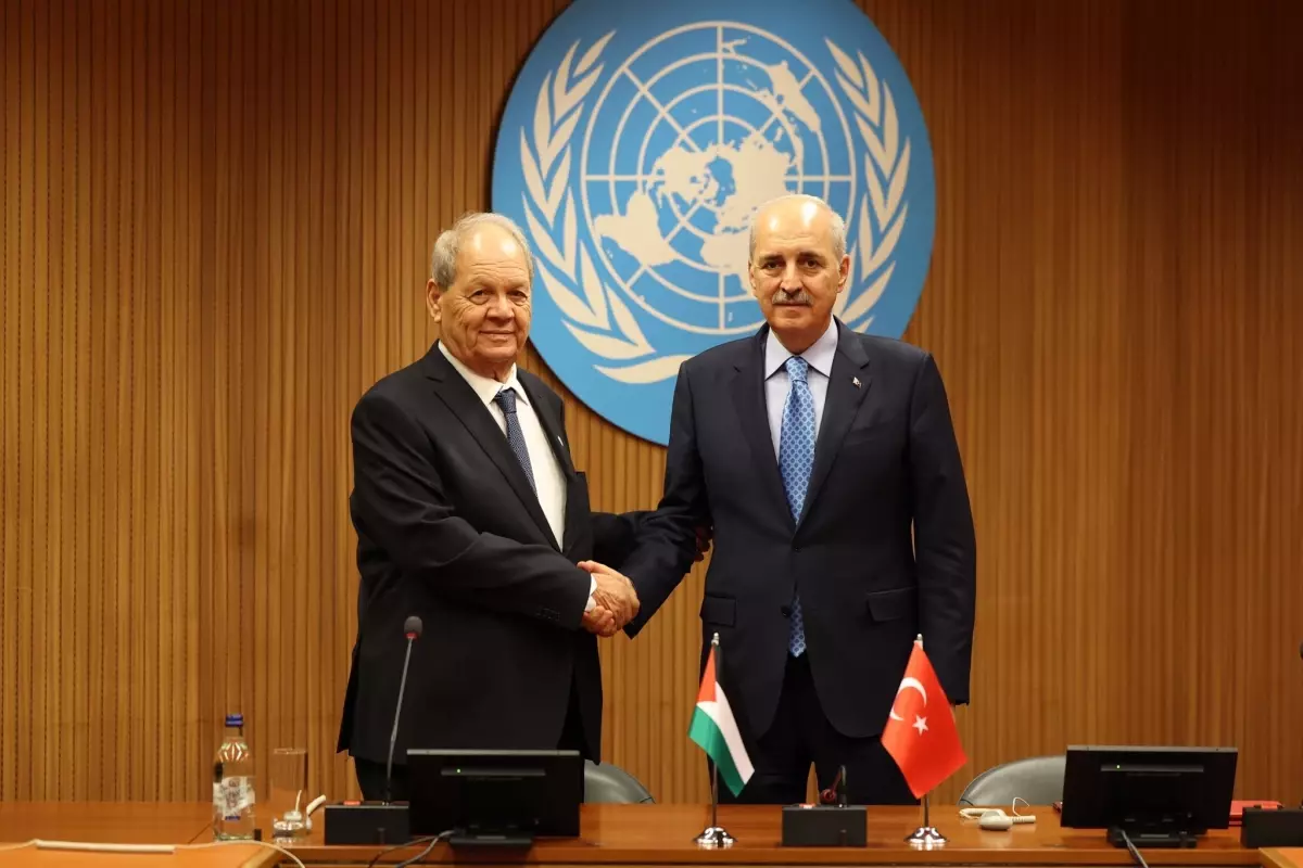 TBMM Başkanı Kurtulmuş, Filistin Desteğini Vurguladı