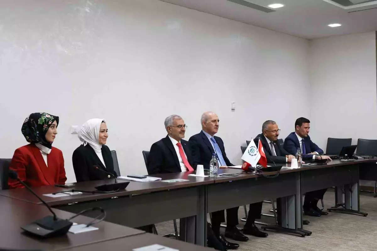 TBMM Başkanı Kurtulmuş, İsviçre'de PAB ile Görüştü