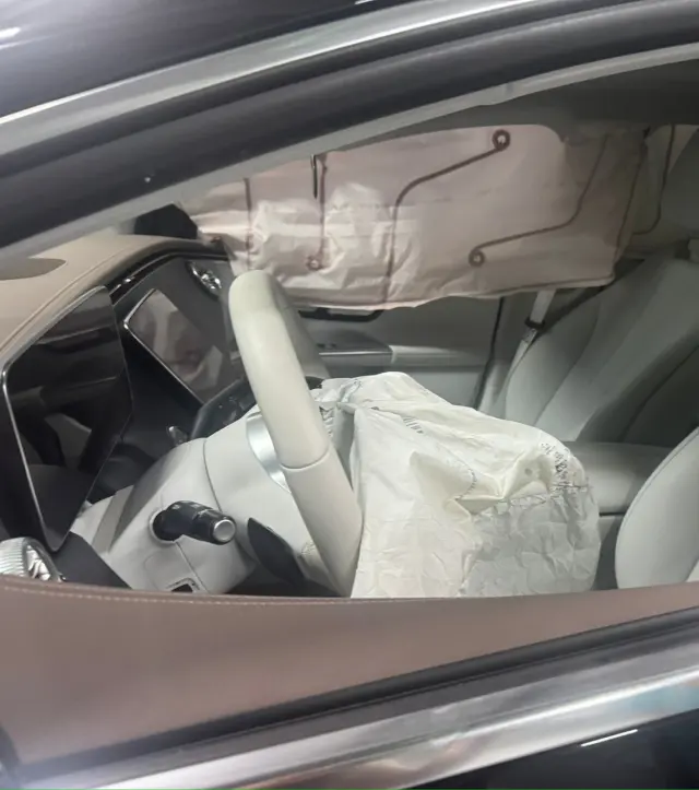 The accident that ruined the valet's life; the luxury vehicle became unusable
