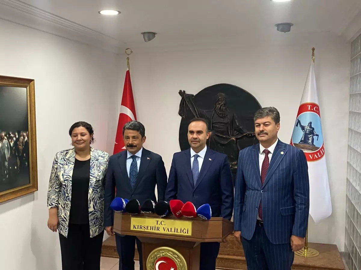 Sanayi ve Teknoloji Bakanı Kacır: Kırşehir Organize Sanayi Bölgesi'nin Gücünü Arttırıyoruz