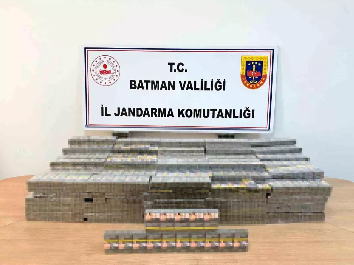 Batman'da Bandrolsüz Sigaraya Operasyon