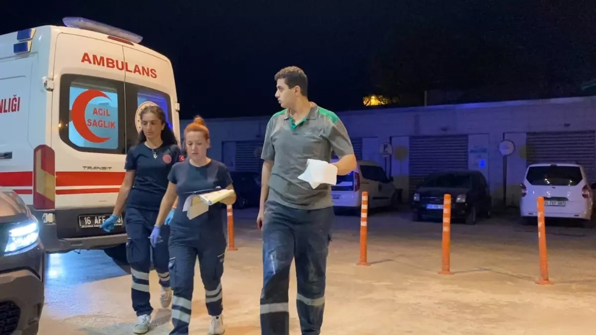 İnegöl'de Orman Ürünleri Fabrikasında İş Kazası