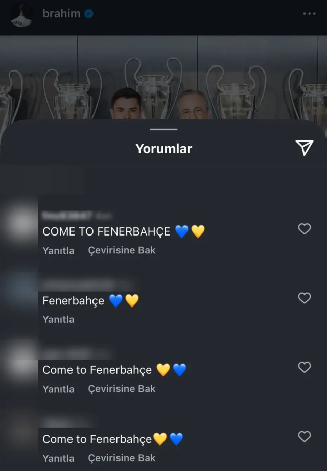 Fenerbahçe fans bombarded Arda Güler's close friend with comments
