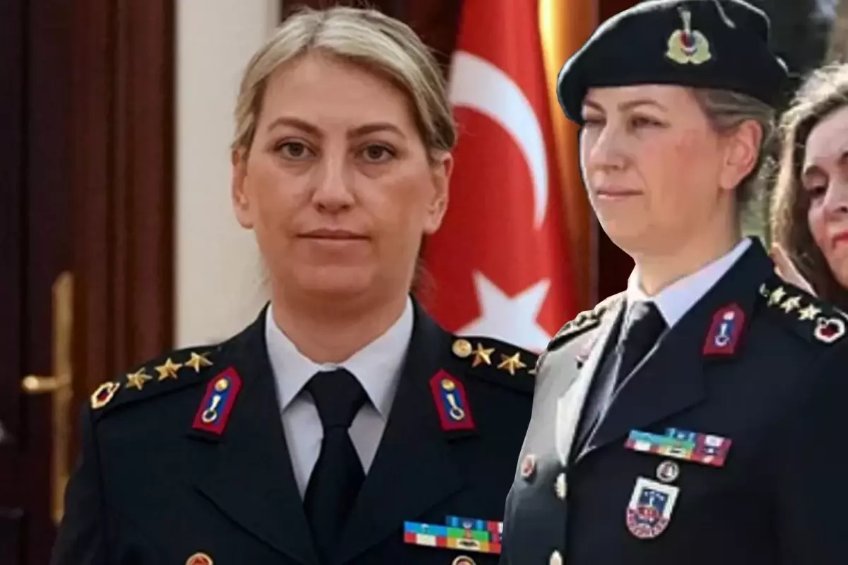 Jandarmanın yeni paşası! Gülden Mat Şakir tuğgeneralliğe terfi etti