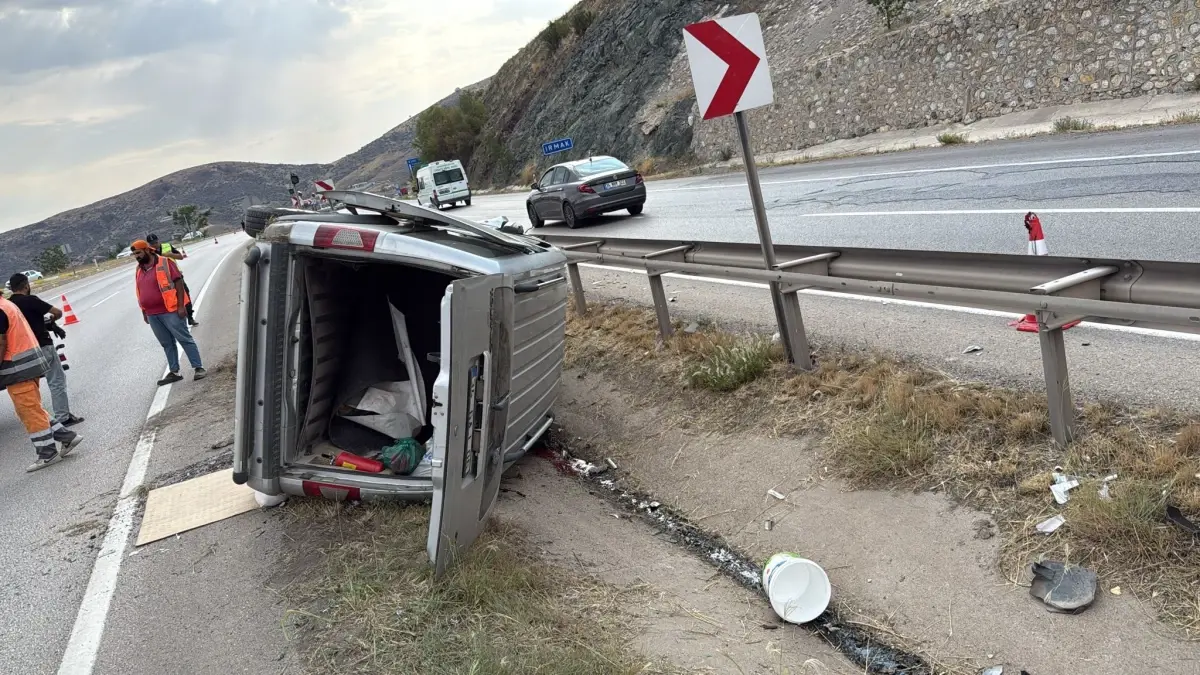 Kırıkkale'de Trafik Kazası: 1 Ölü, 1 Yaralı