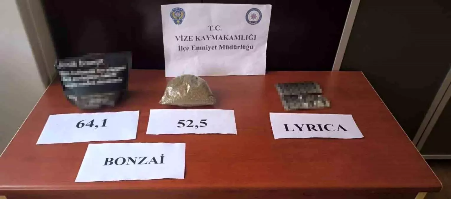Kırklareli'nde Uyuşturucu Operasyonu: 1 Gözaltı