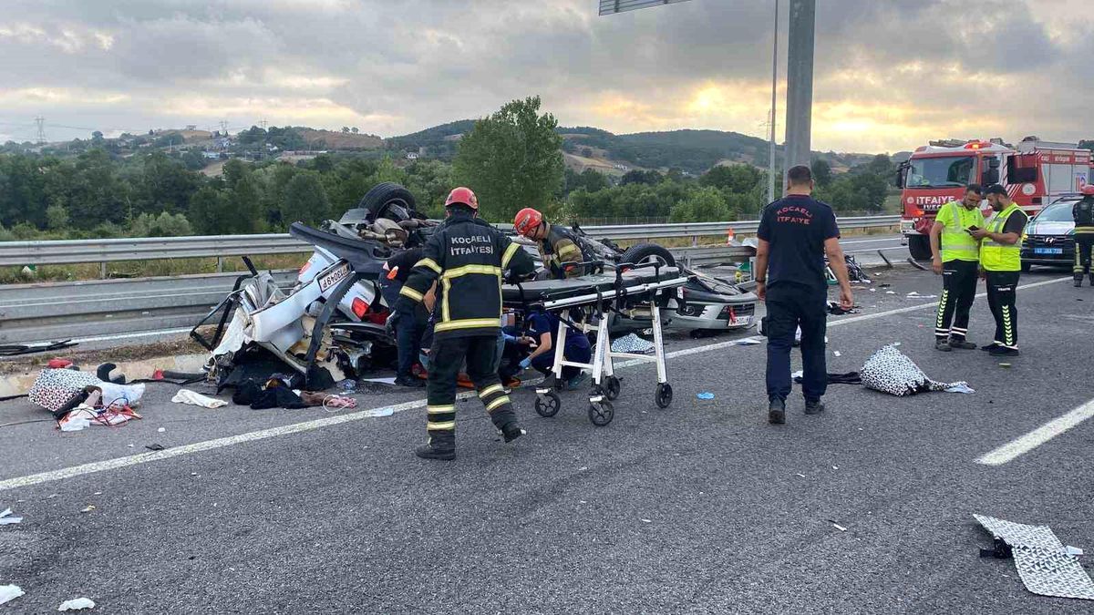 Kuzey Marmara Otoyolu'nda Feci Kaza: 1 Ölü, 4 Yaralı