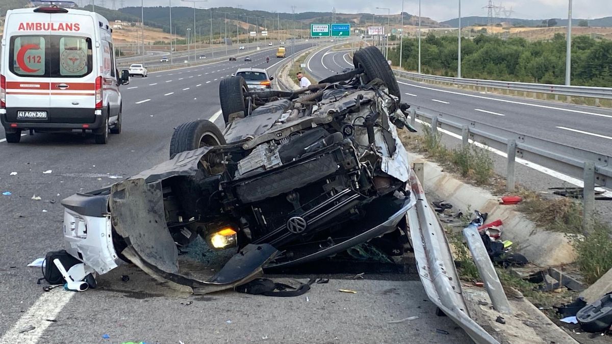Kuzey Marmara Otoyolu'nda Feci Kaza: 1 Ölü, 4 Yaralı