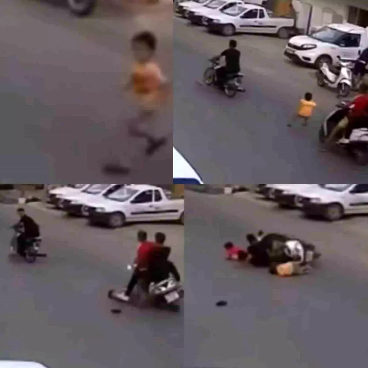 Mersin'de Motosiklet Kazasında Küçük Çocuk Yaralandı