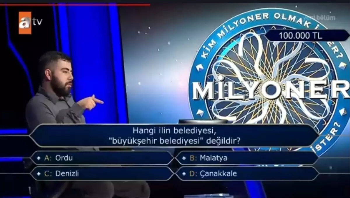 Ordu, Malatya, Denizli, Çanakkale büyükşehir belediyesi mi?