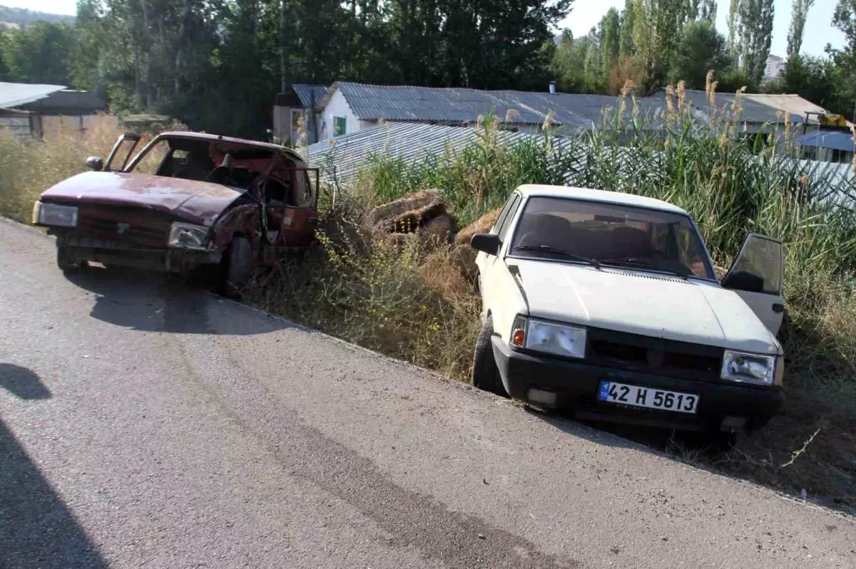 Konya'da Otomobil Kazası: 2 Yaralı