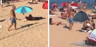Portekiz Cumhurbaşkanı halk plajında böyle görüntülendi