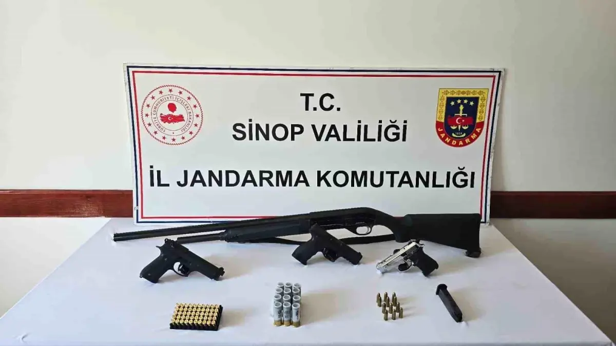Sinop'ta Düğün Dolayısıyla Havaya Ateş Eden İki Kişi Yakalandı