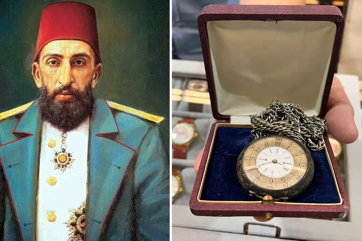 Sultan 2. Abdülhamid Han'ın kendi tasarladığı saati satışa çıkarıldı