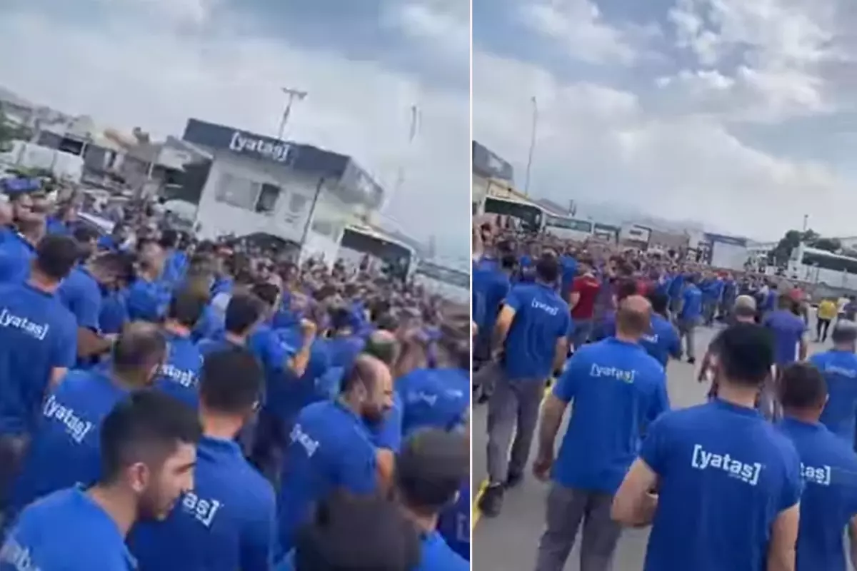 Zam gelmedi, işçiler işi bıraktı! Yataş grevle sarsıldı