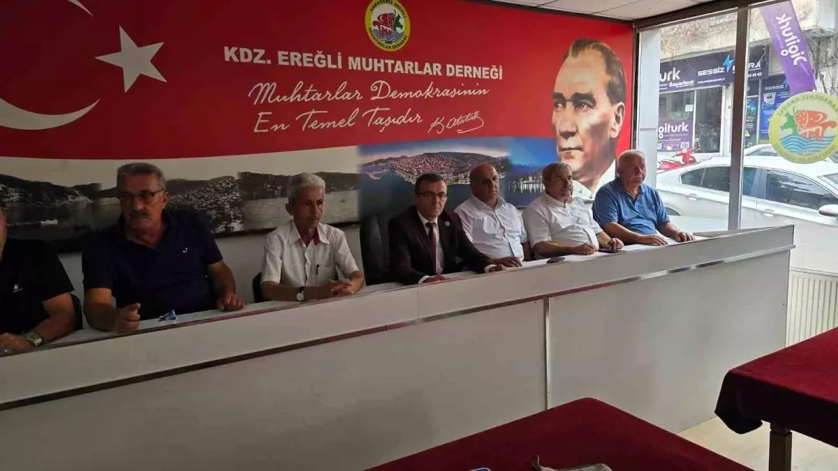 Ereğli Muhtarlar Derneği'nden Basın Bayramı Kutlaması